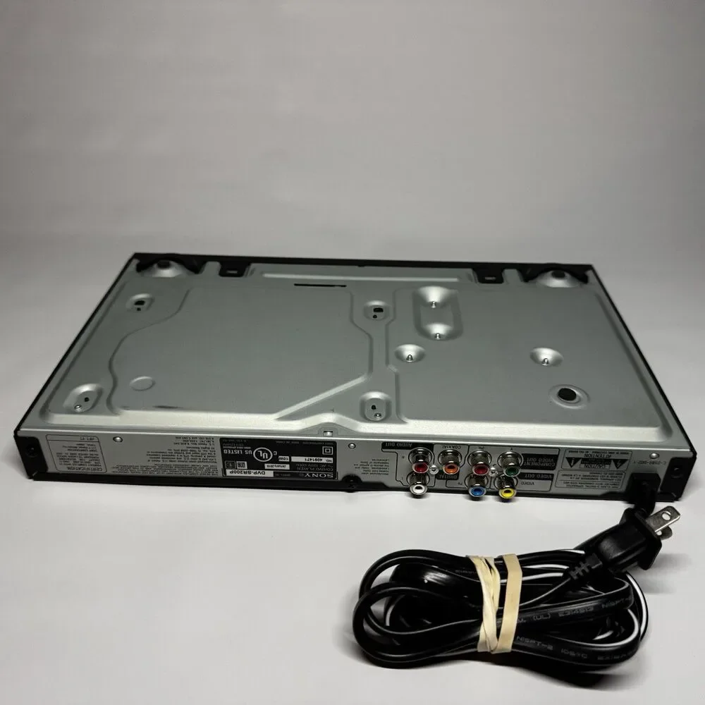 Sony DVP-SR200P DVD Player, Black, Progressive Scan, Component RCA (TESTED)